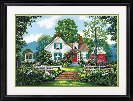 Paint By Number Summer Cottage 20"x14" DIM91804