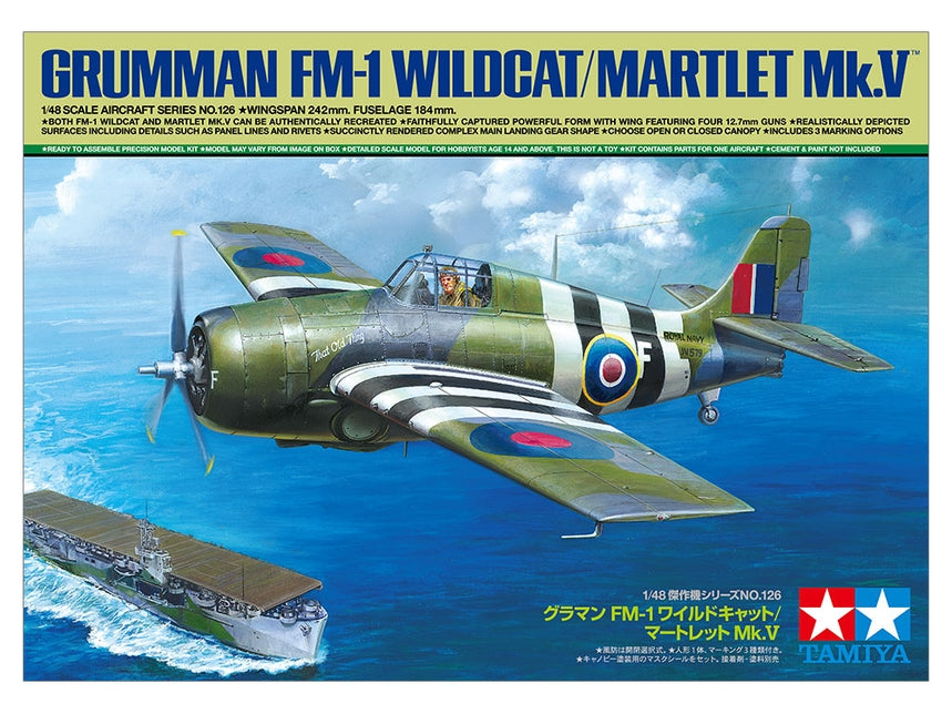 Tamiya Grumman Fm-1 Wildcat/Martlet Mk.V 1/48 (61126)