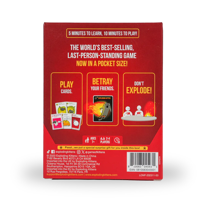 Exploding Kittens Grab & Game