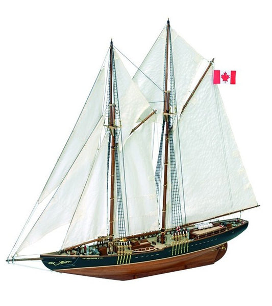 Schooner Bluenose II. 1:75 Wooden Model Ship Kit (22453)