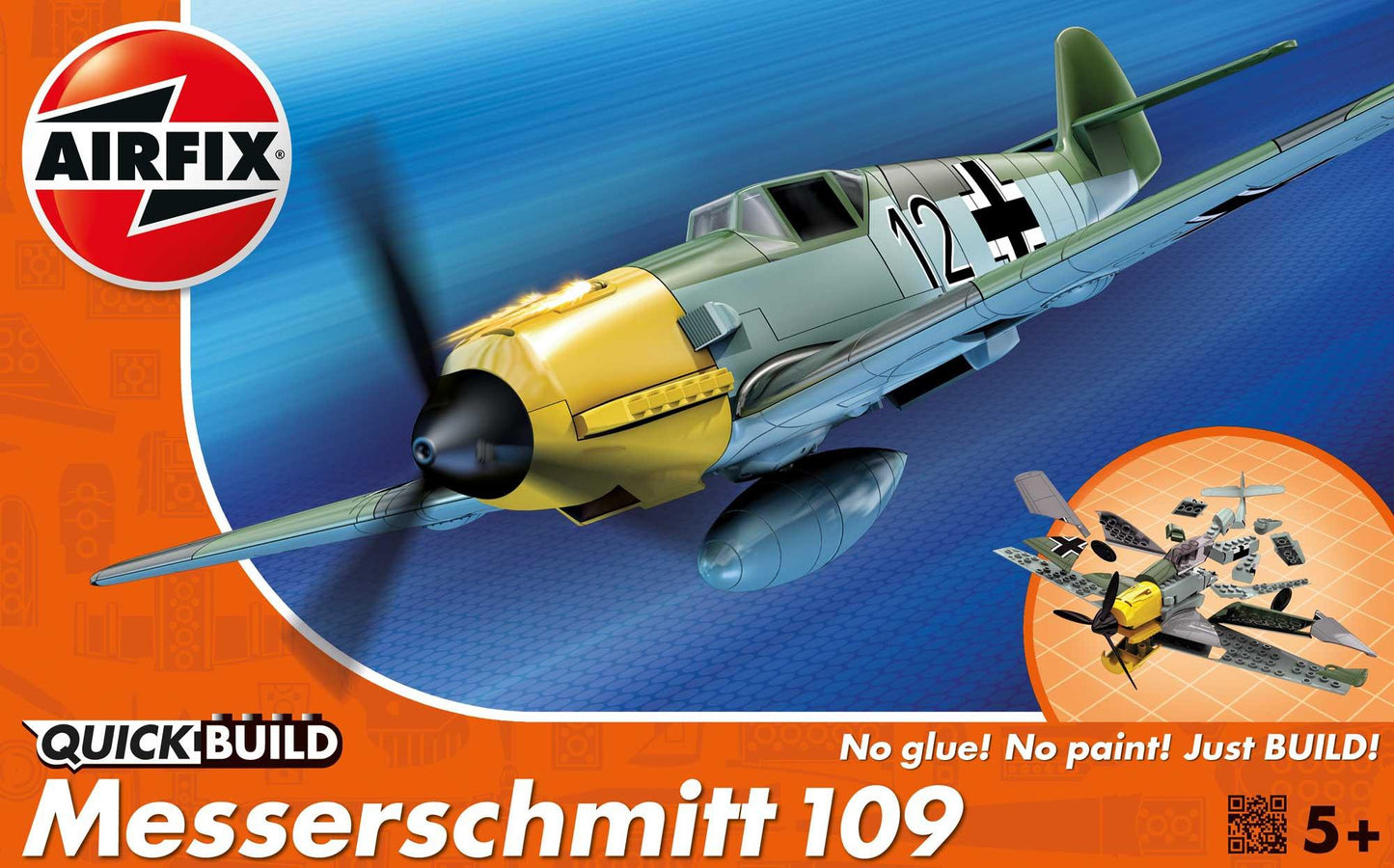 Airfix Quick Build Messerschmitt Bf109E ARXJ6001