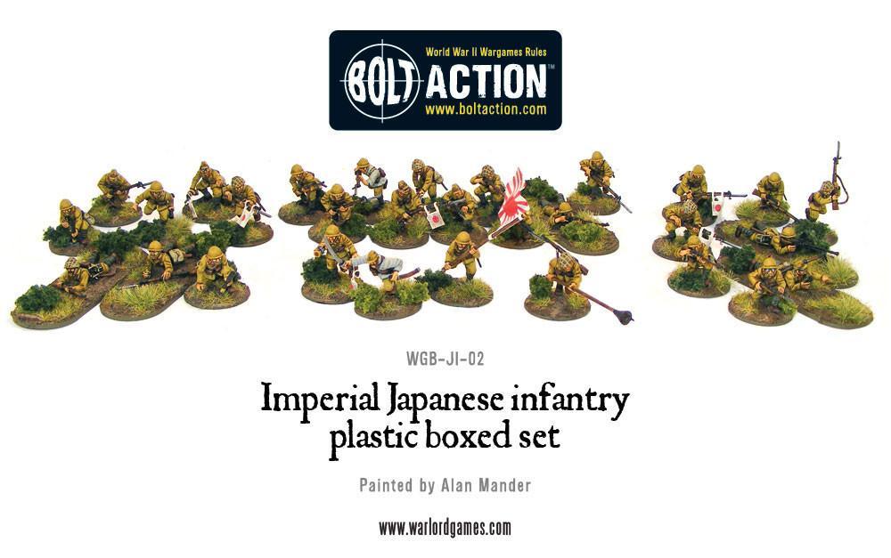 Bolt Action Imperial Japanese Infantry Plastic Box Set 1/56 (WGB-JI-02)