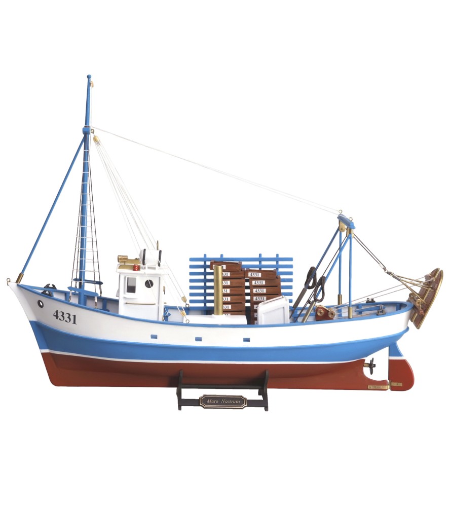 Doris Saint-Malo. Maquette de bateau de pêche en bois à l'échelle 1:20 (19010)
