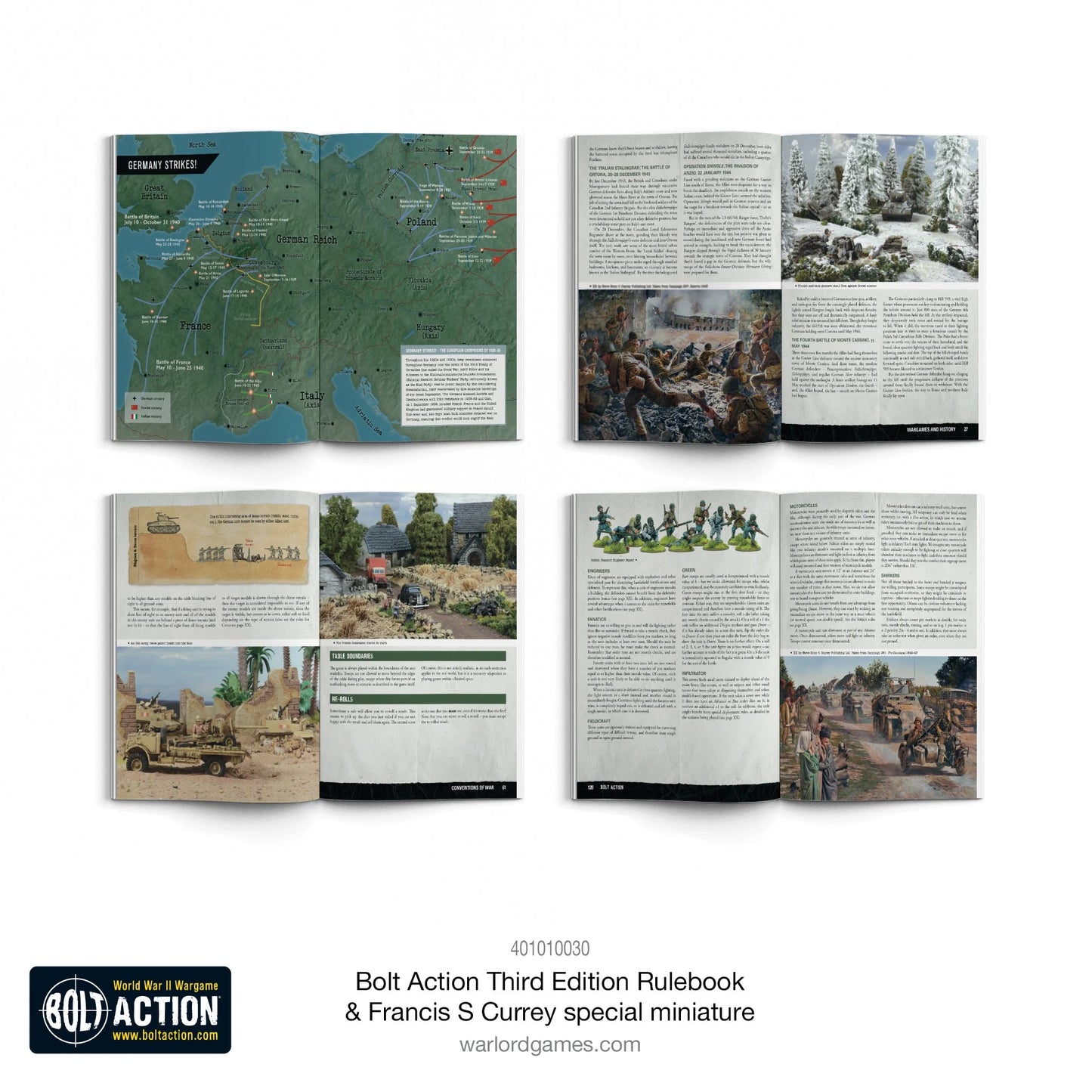 Bolt Action Rulebook V3 (401010030k)