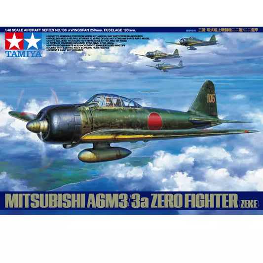 Tamiya Mitsubishi A6M3/3A (Zeke) 1/48 (61108)