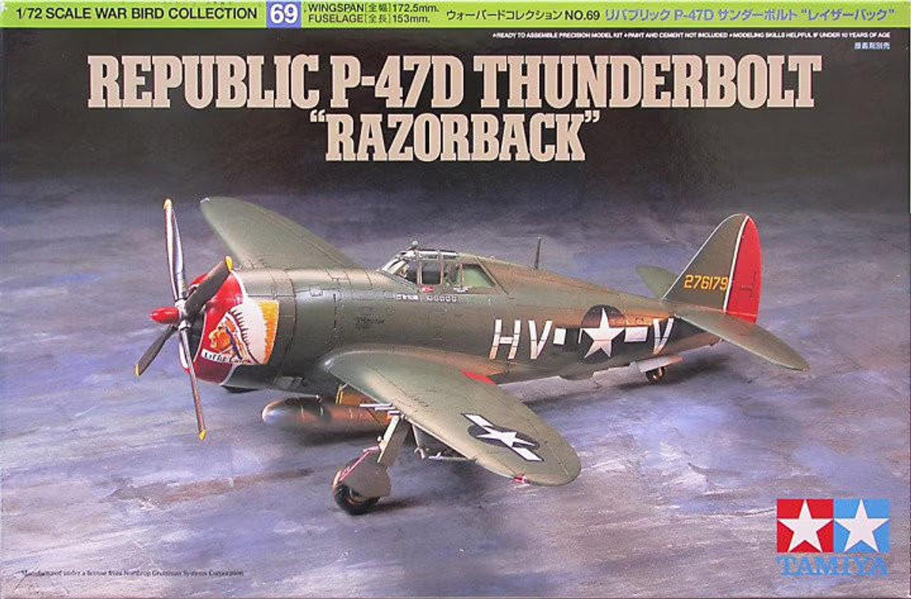 Tamiya P-47D Thunderbolt Razorback 1/72 (60769)