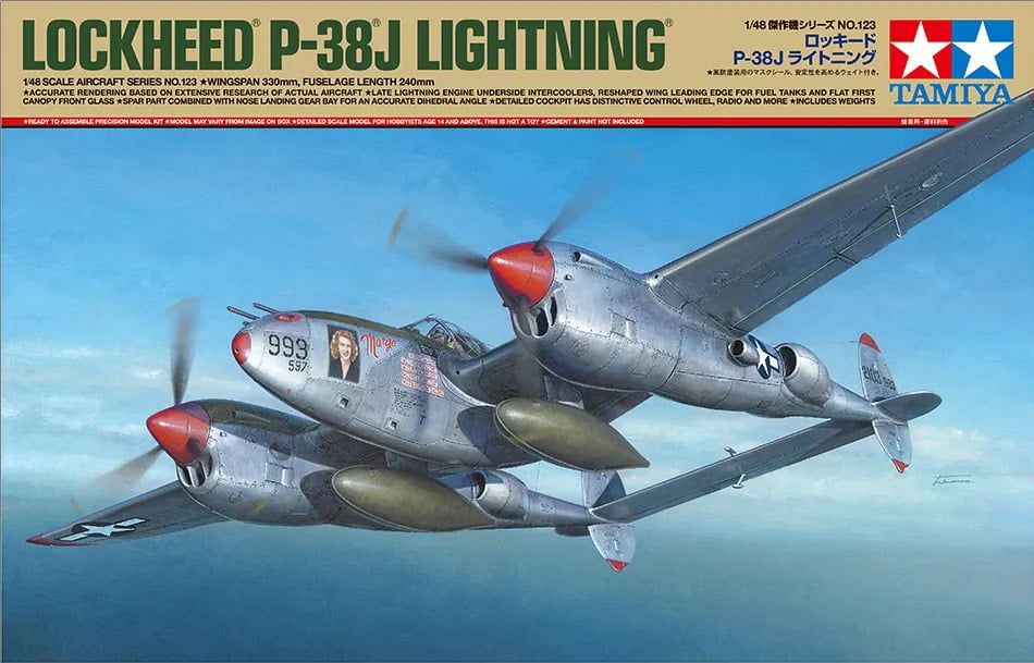 Tamiya Lockheed P-38 J Lightning 1/48 (61123)