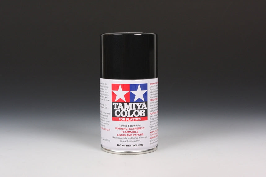 Spray noir métallisé Tamiya 100 ml TAMTS40