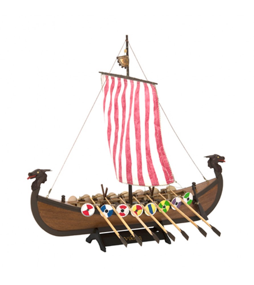 Drakkar Viking. 1:75 Wooden Model Ship Kit (19001)