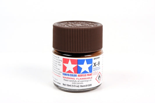 Tamiya X9 Brown Acrylic Bottle 10ml TAMX9