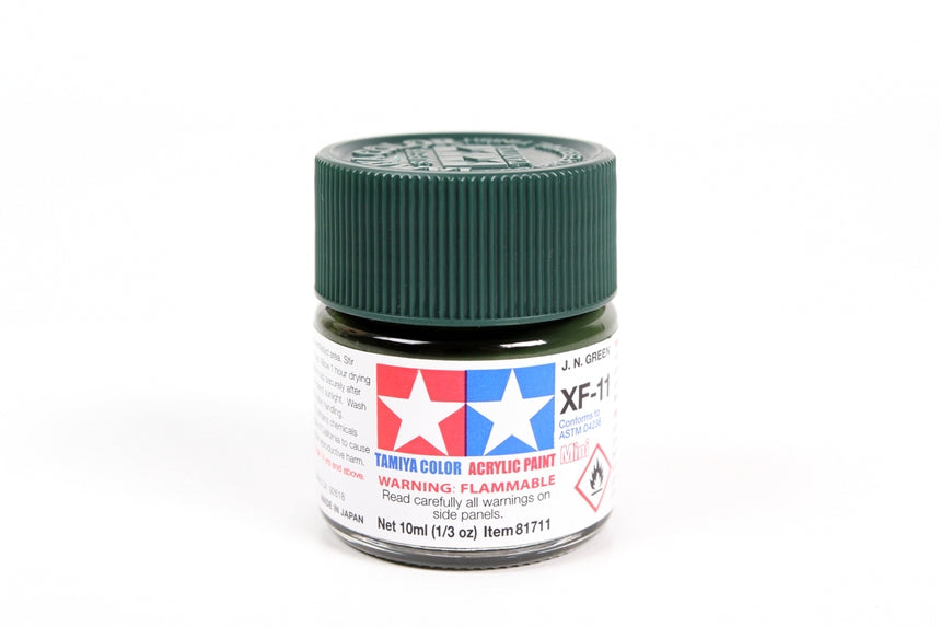 Tamiya XF11 J.N. Green Acrylic Bottle 10ml TAMXF11