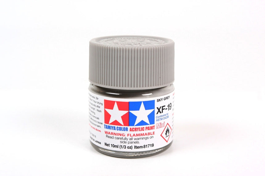 Flacon acrylique gris ciel Tamiya XF19 10 ml TAMXF19