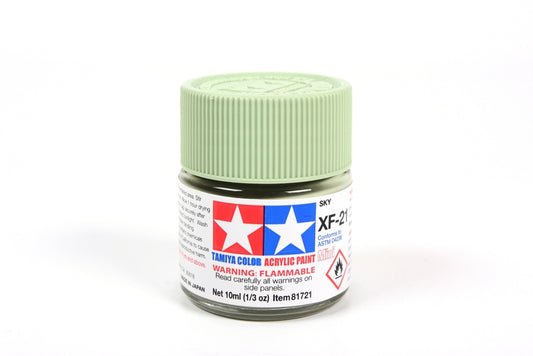 Bouteille acrylique Tamiya XF21 Sky 10 ml TAMXF21