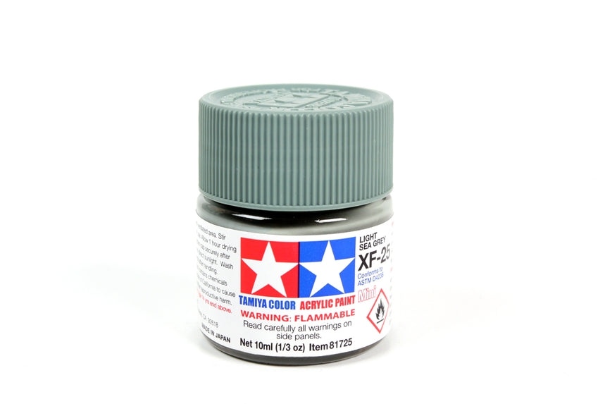 Bouteille acrylique Tamiya XF25 Gris mer clair 10 ml TAMXF25