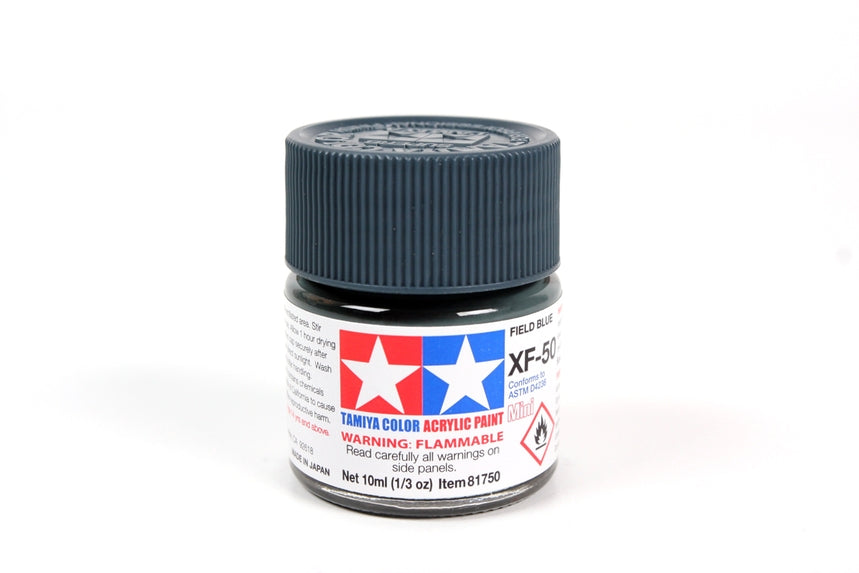 Bouteille acrylique bleu champêtre Tamiya XF50 10 ml TAMXF50