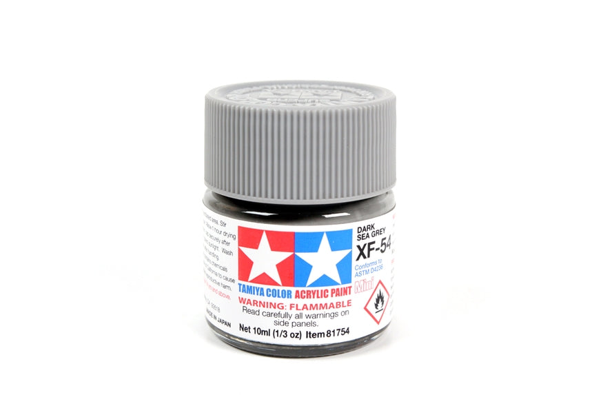 Bouteille acrylique Tamiya XF54 Gris mer foncé 10 ml TAMXF54