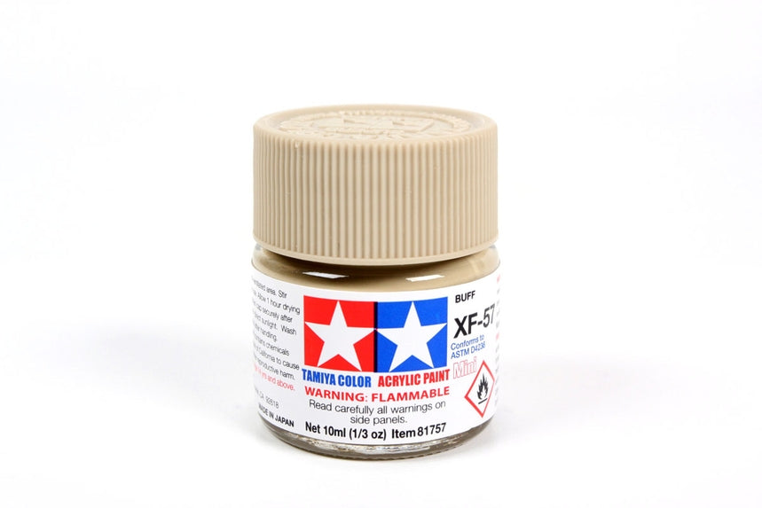 Tamiya XF57 Buff Acrylic Bottle 10ml TAMXF57