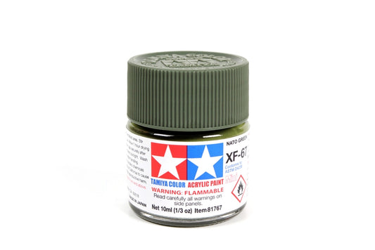 Tamiya XF67 NATO Green Acrylic Bottle 10ml TAMXF67