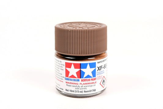 Tamiya XF68 NATO Brown Acrylic Bottle 10ml TAMXF68