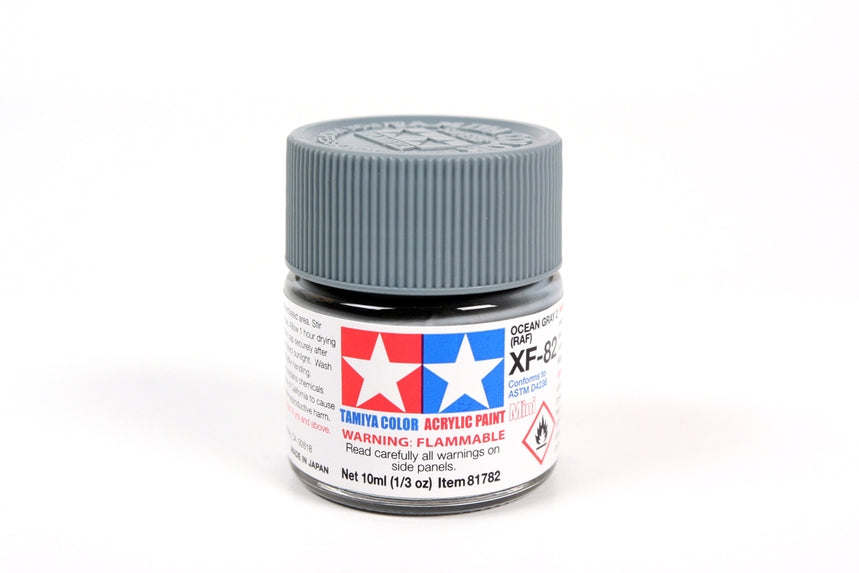 Tamiya XF82 Ocean Grey Acrylic Bottle 10ml TAMXF82