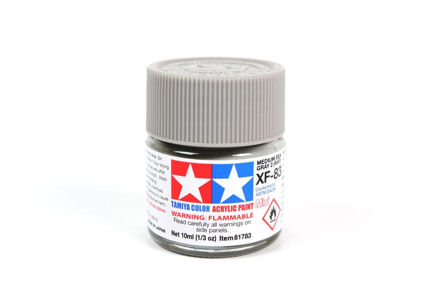 Bouteille acrylique Tamiya XF83 Medium Sea Grey 10 ml TAMXF83